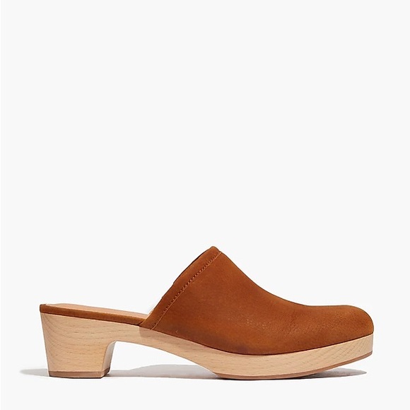 Madewell The Ruby Clog in Suede Size 7 - Picture 2 of 9